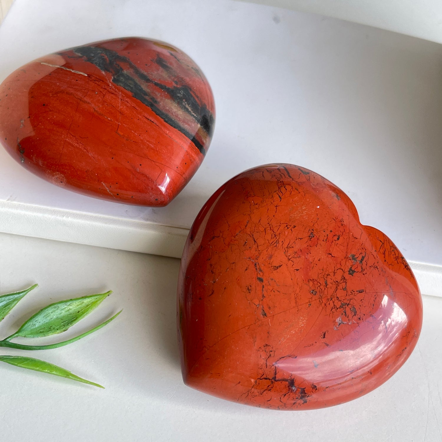 Red Jasper Heart