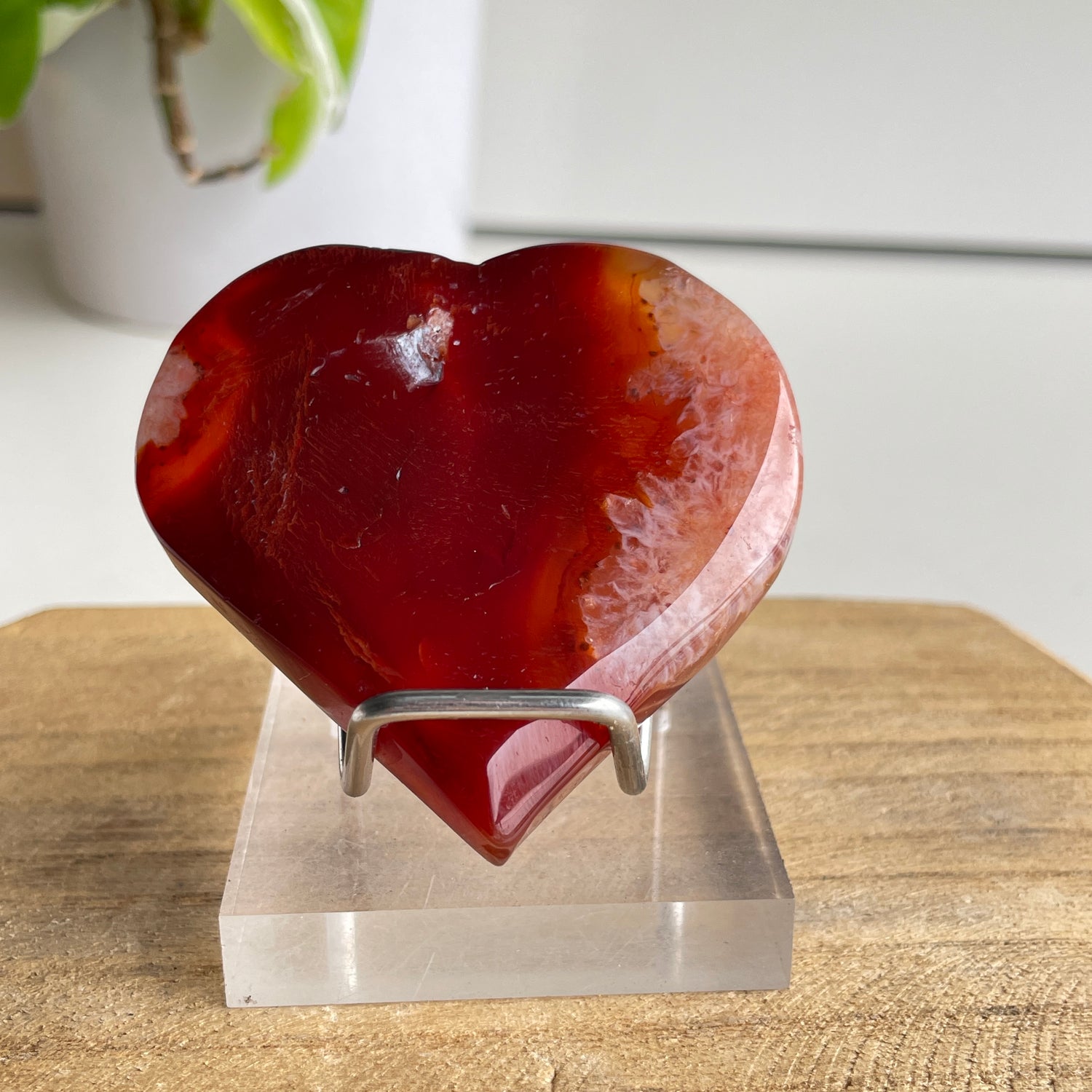 Carnelian Heart 6cm