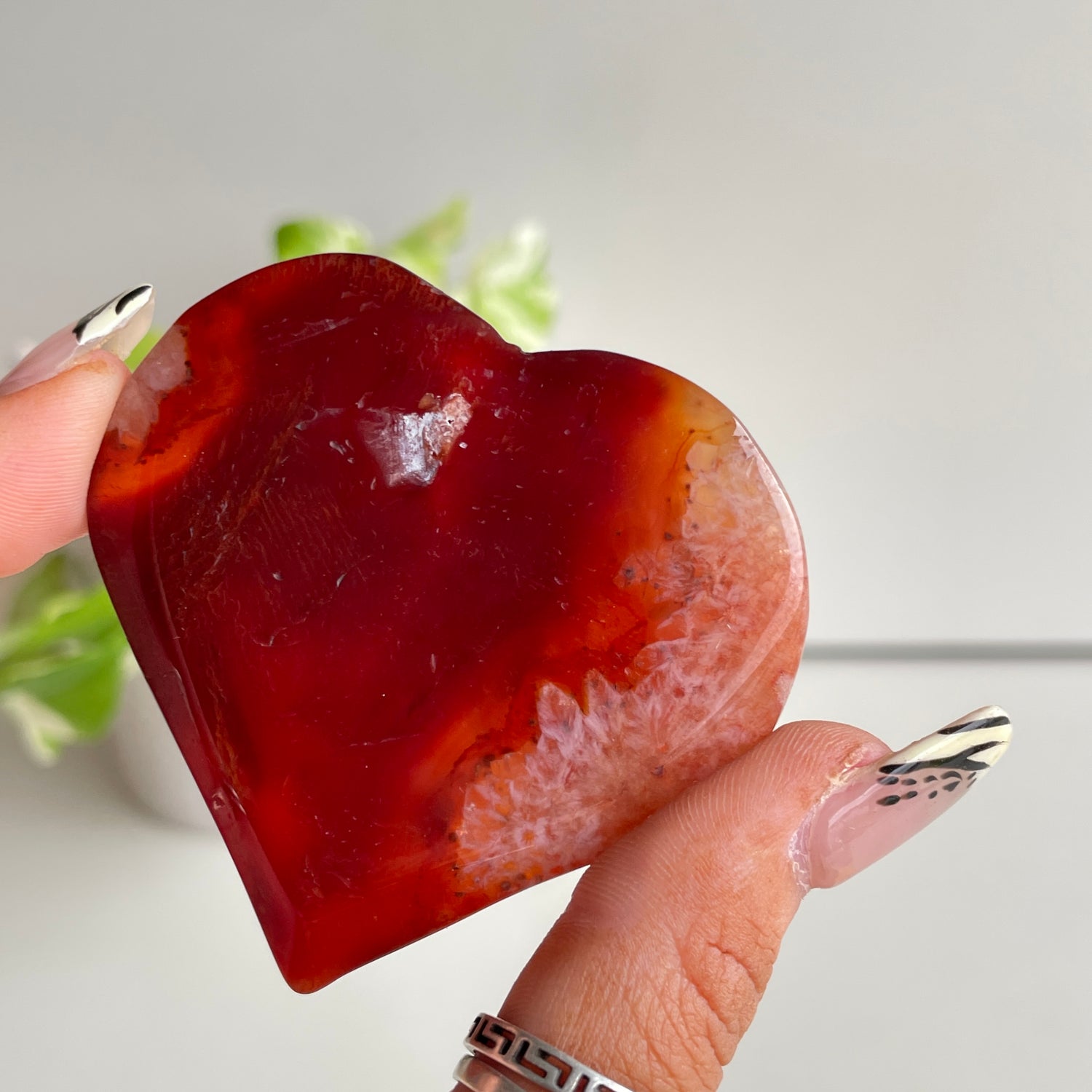 Carnelian Heart 6cm
