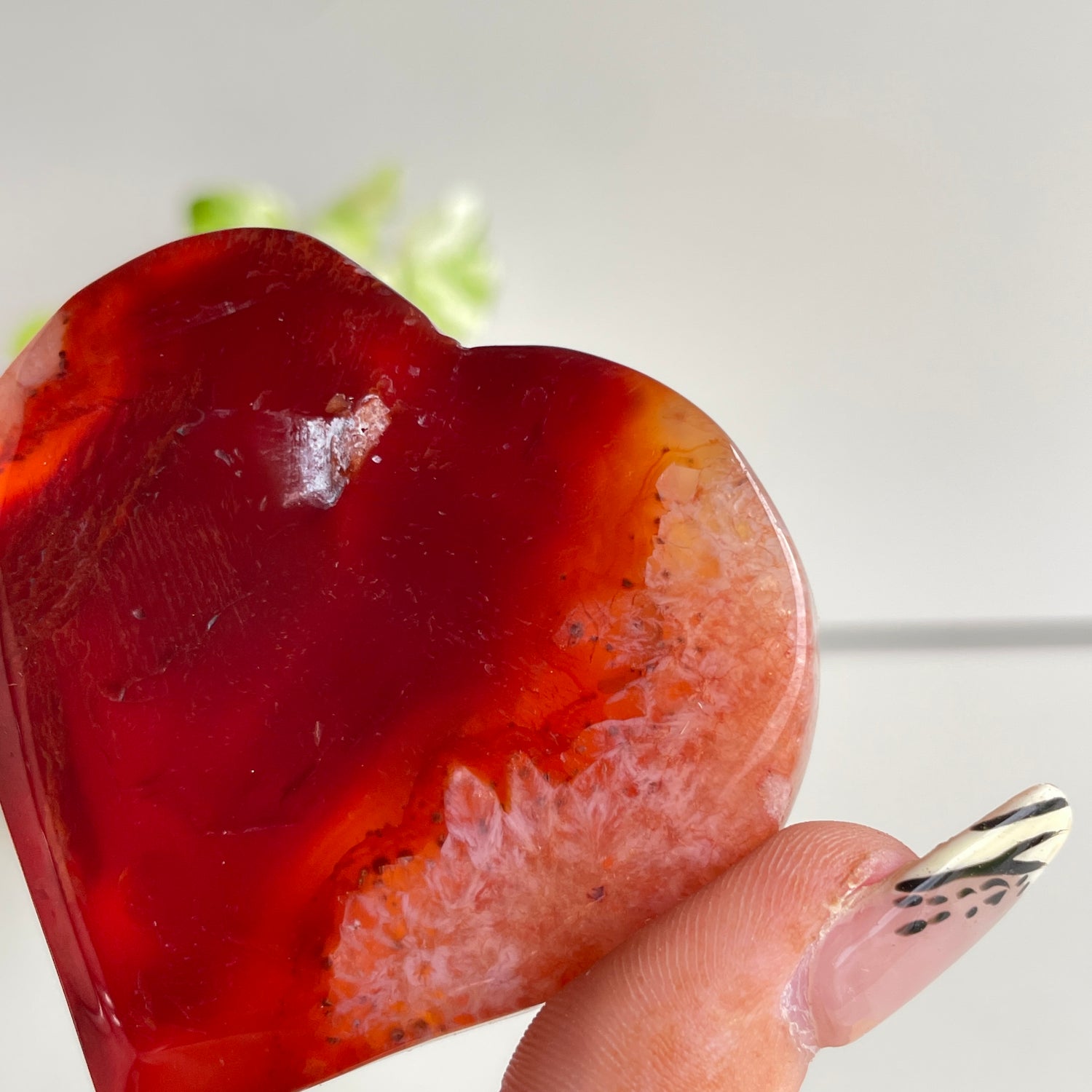 Carnelian Heart 6cm