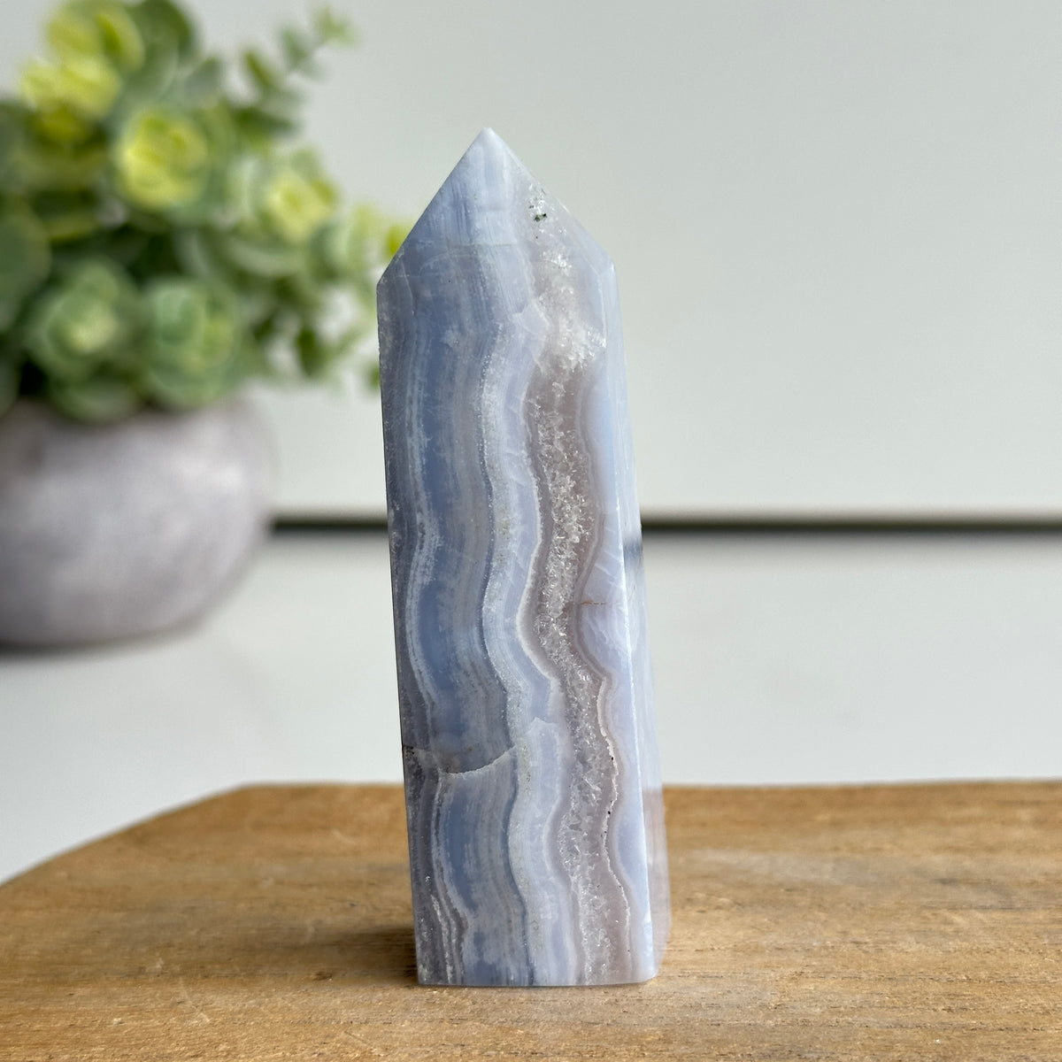Blue Lace Agate Obelisk 7.9cm