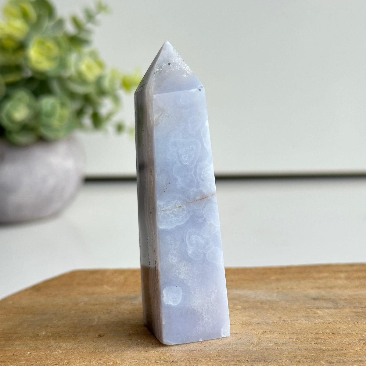 Blue Lace Agate Obelisk 7.9cm
