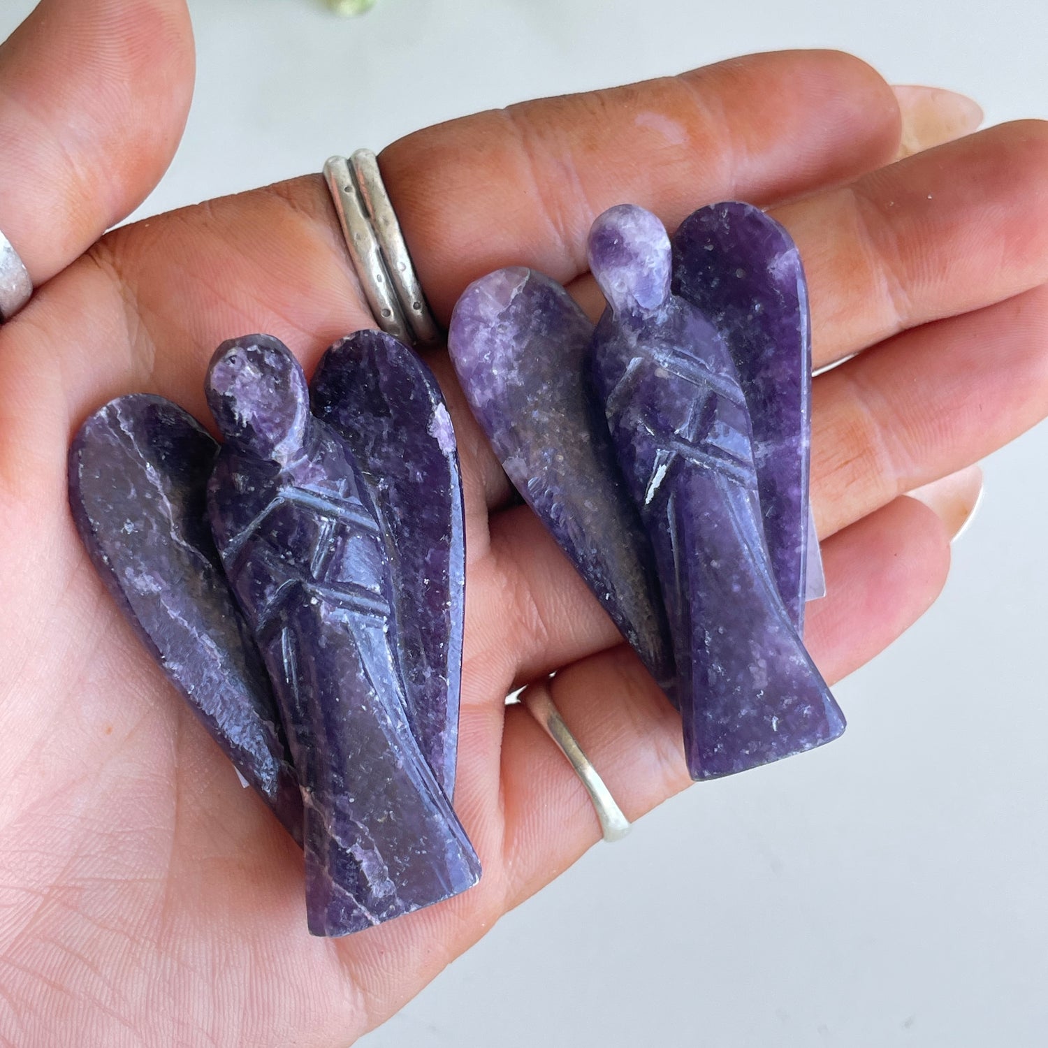 Lepidolite Angel 5cm