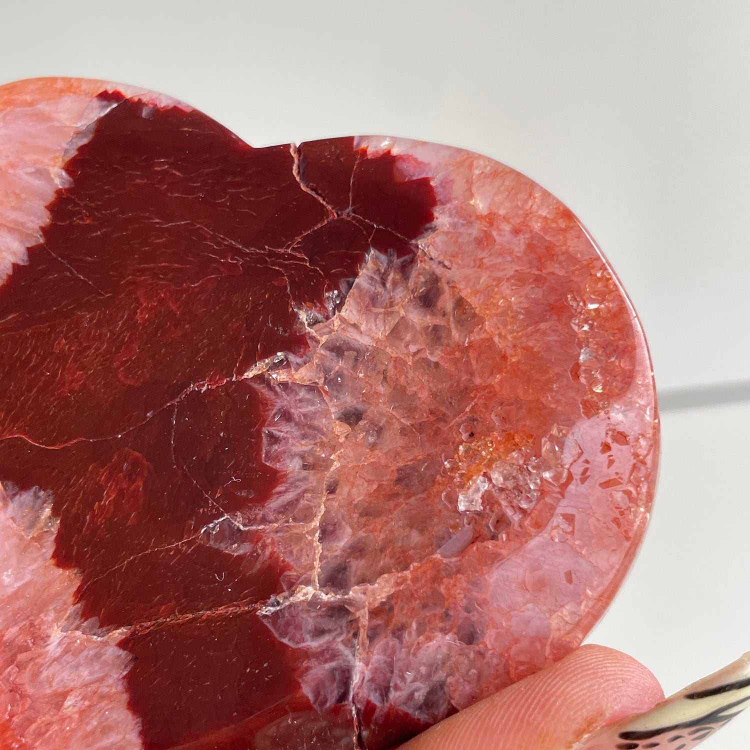 Carnelian Heart 8.6cm