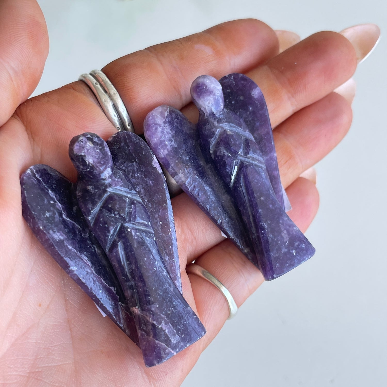 Lepidolite Angel 5cm