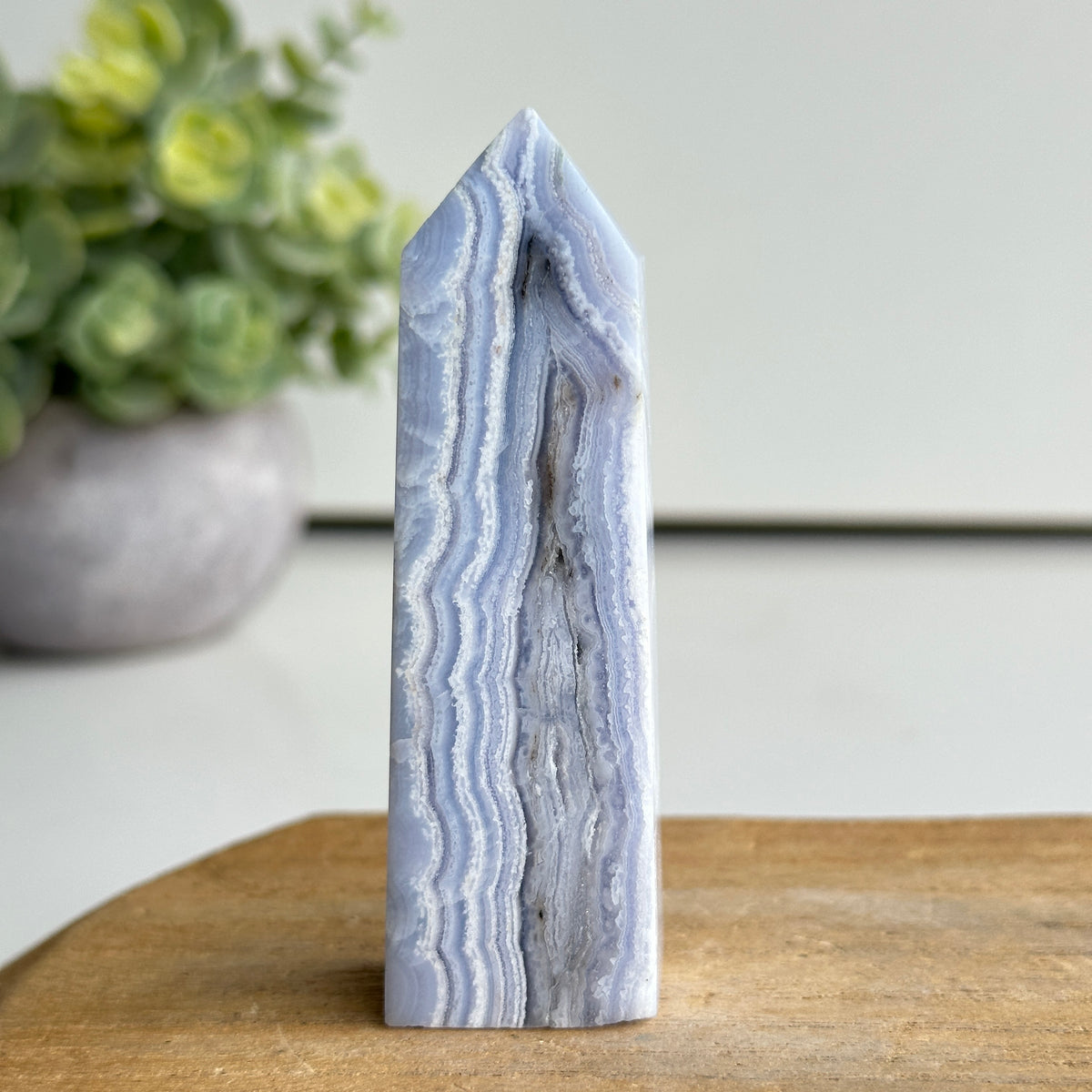 Blue Lace Agate Obelisk 8.5cm