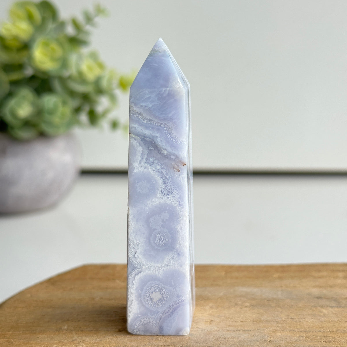 Blue Lace Agate Obelisk 8.5cm