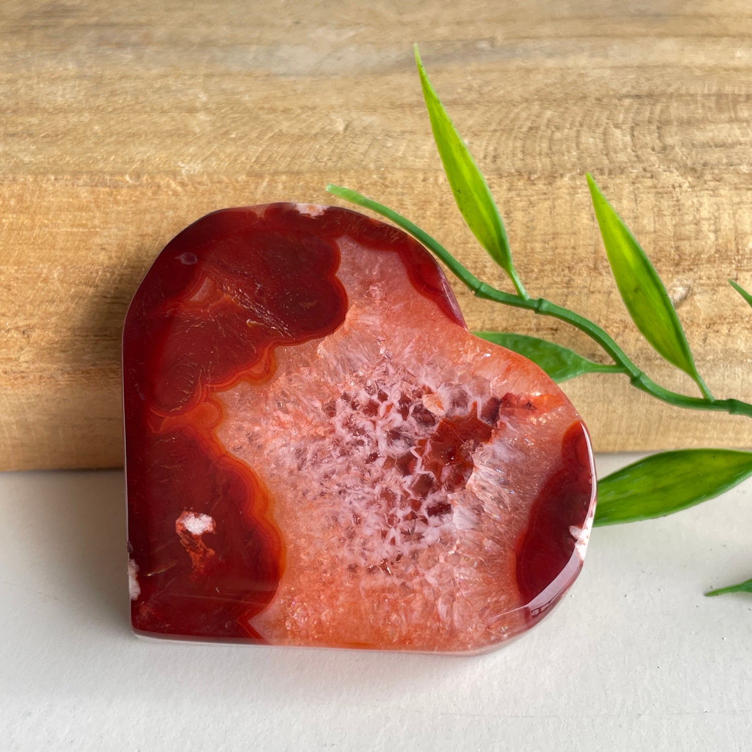 Carnelian Heart 5.9cm