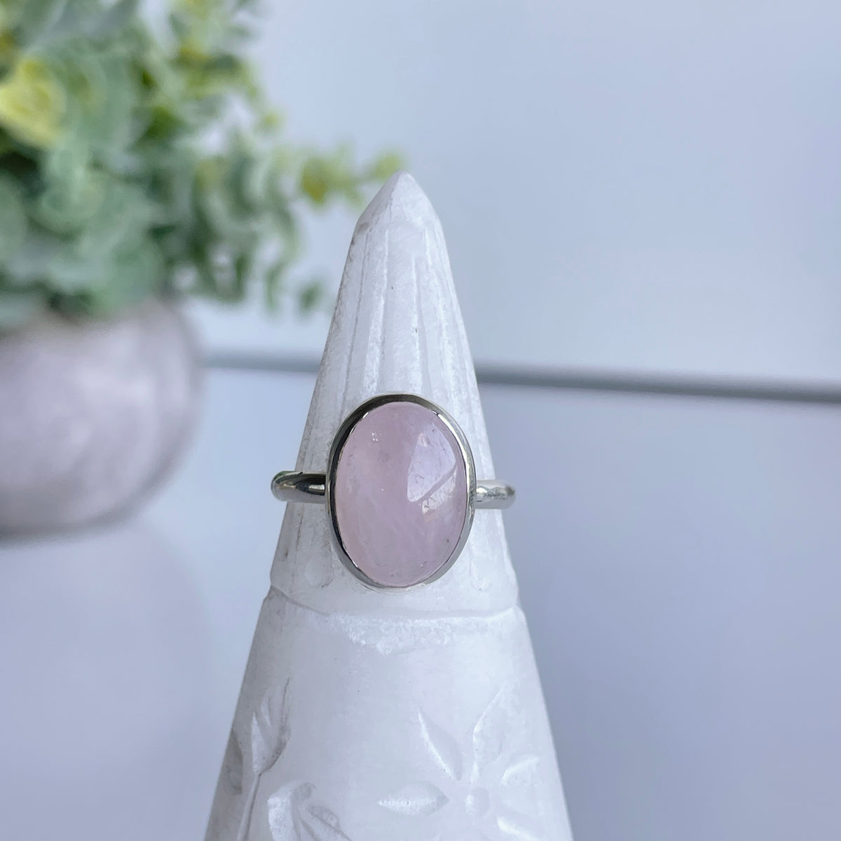 Morganite Oval Ring Sz7.5