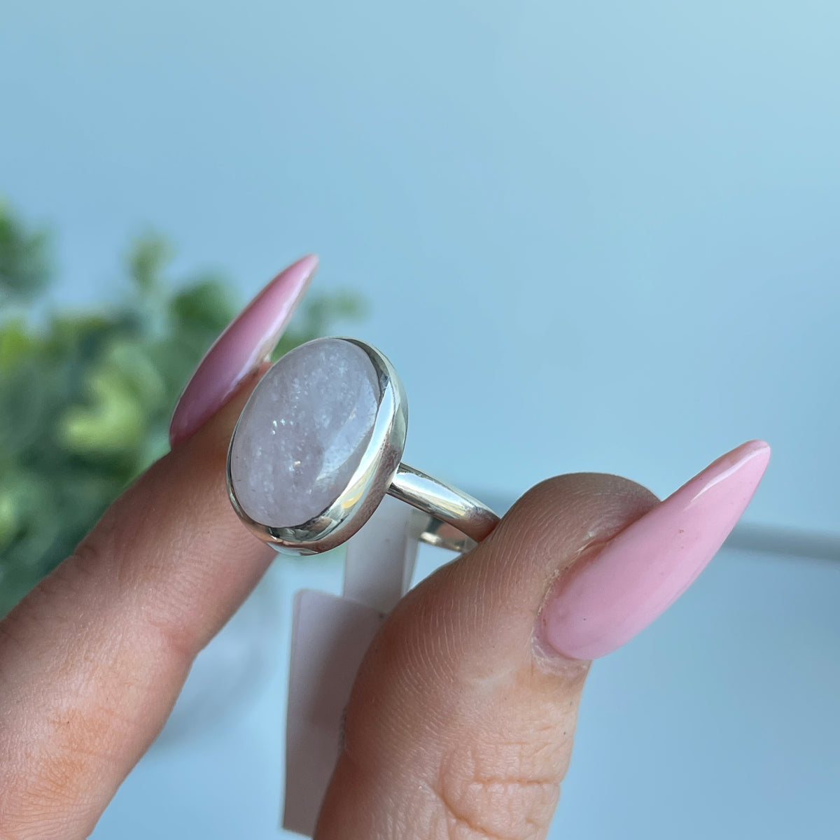 Morganite Oval Ring Sz7.5