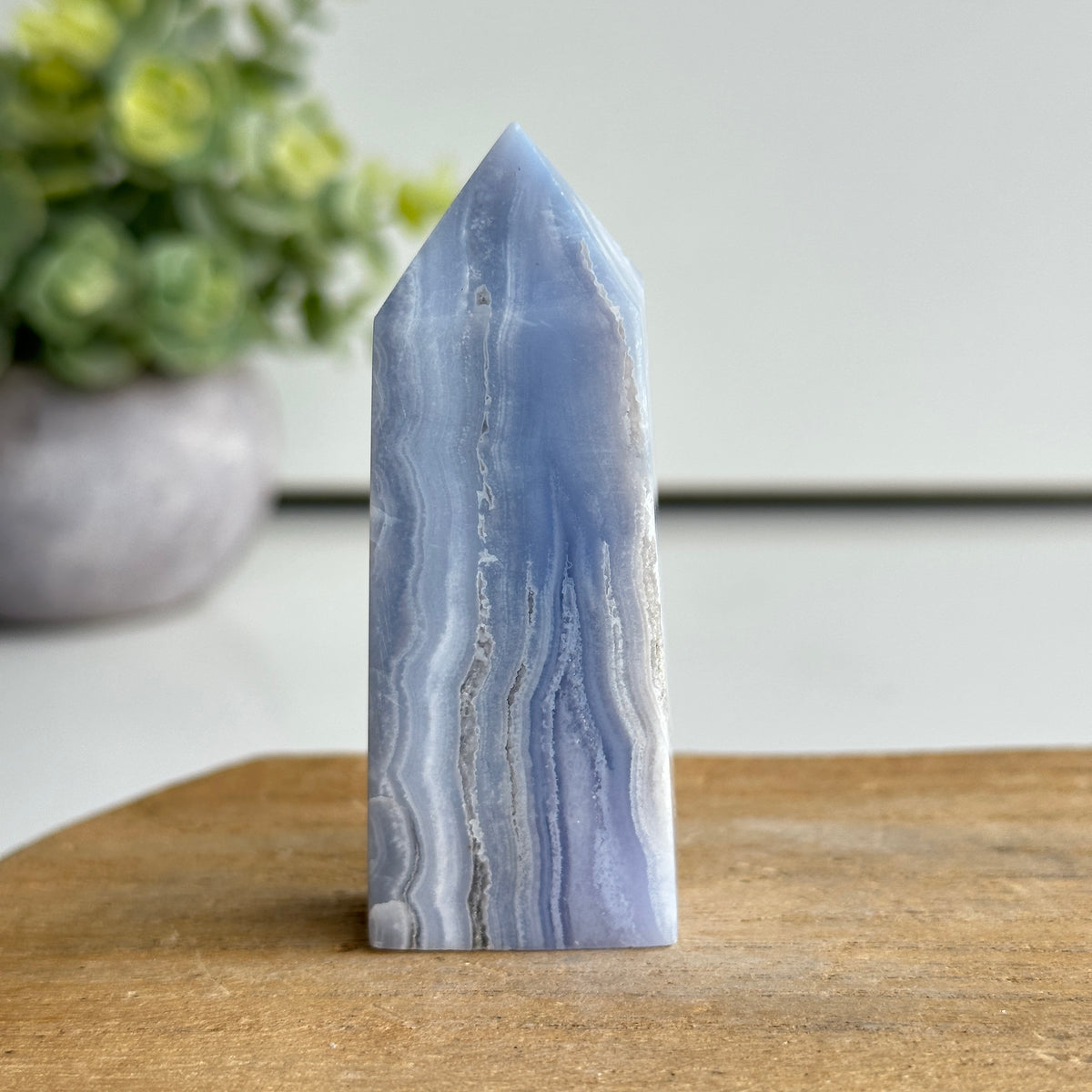 Blue Lace Agate Obelisk 7.3cm