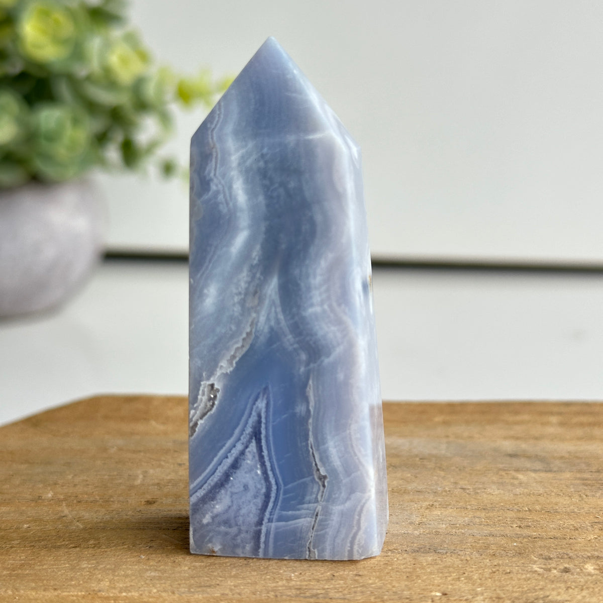 Blue Lace Agate Obelisk 7.3cm