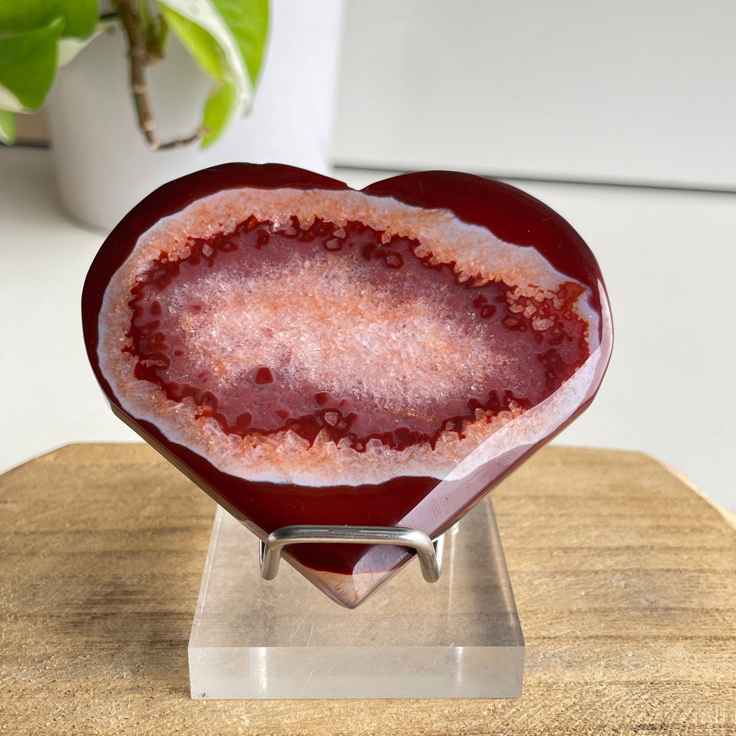 Carnelian Heart 8.4cm
