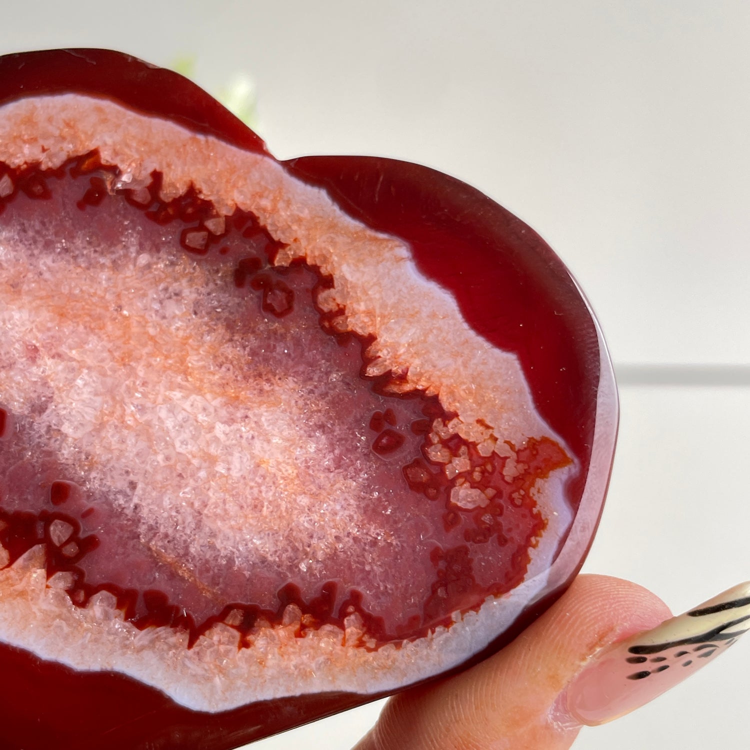 Carnelian Heart 8.4cm