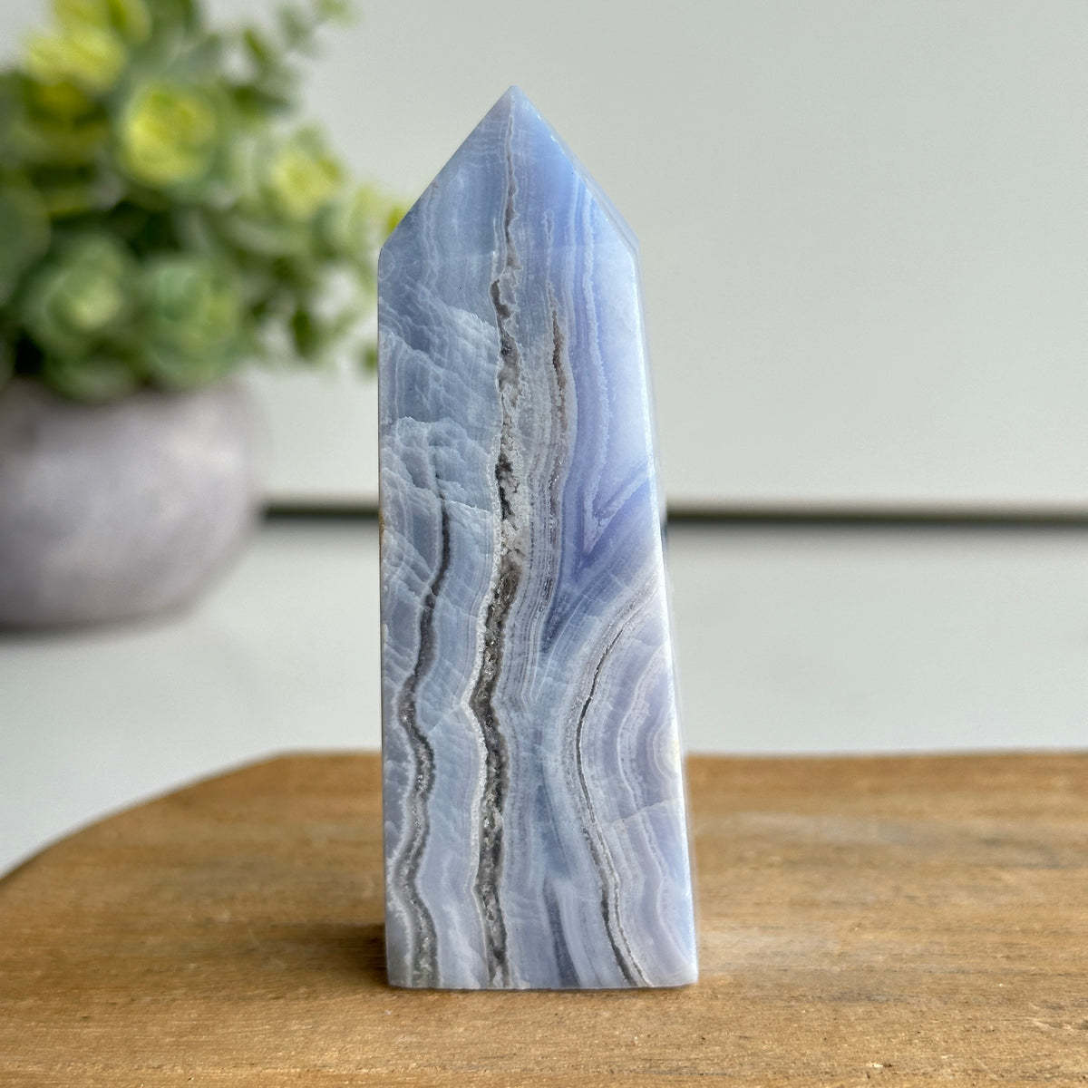 Blue Lace Agate Obelisk 7.9cm