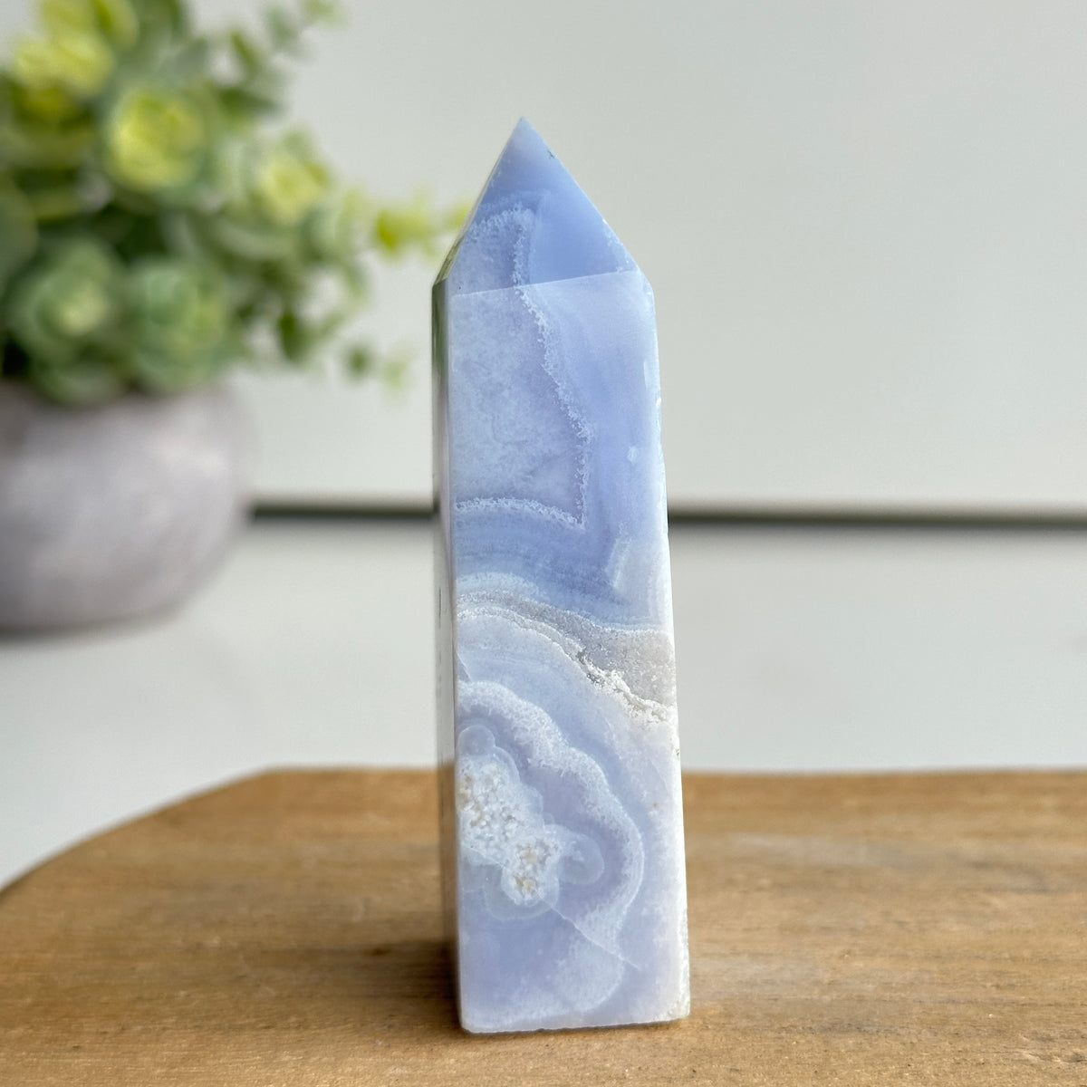Blue Lace Agate Obelisk 7.9cm