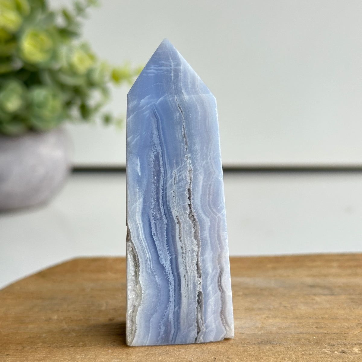 Blue Lace Agate Obelisk 7.9cm