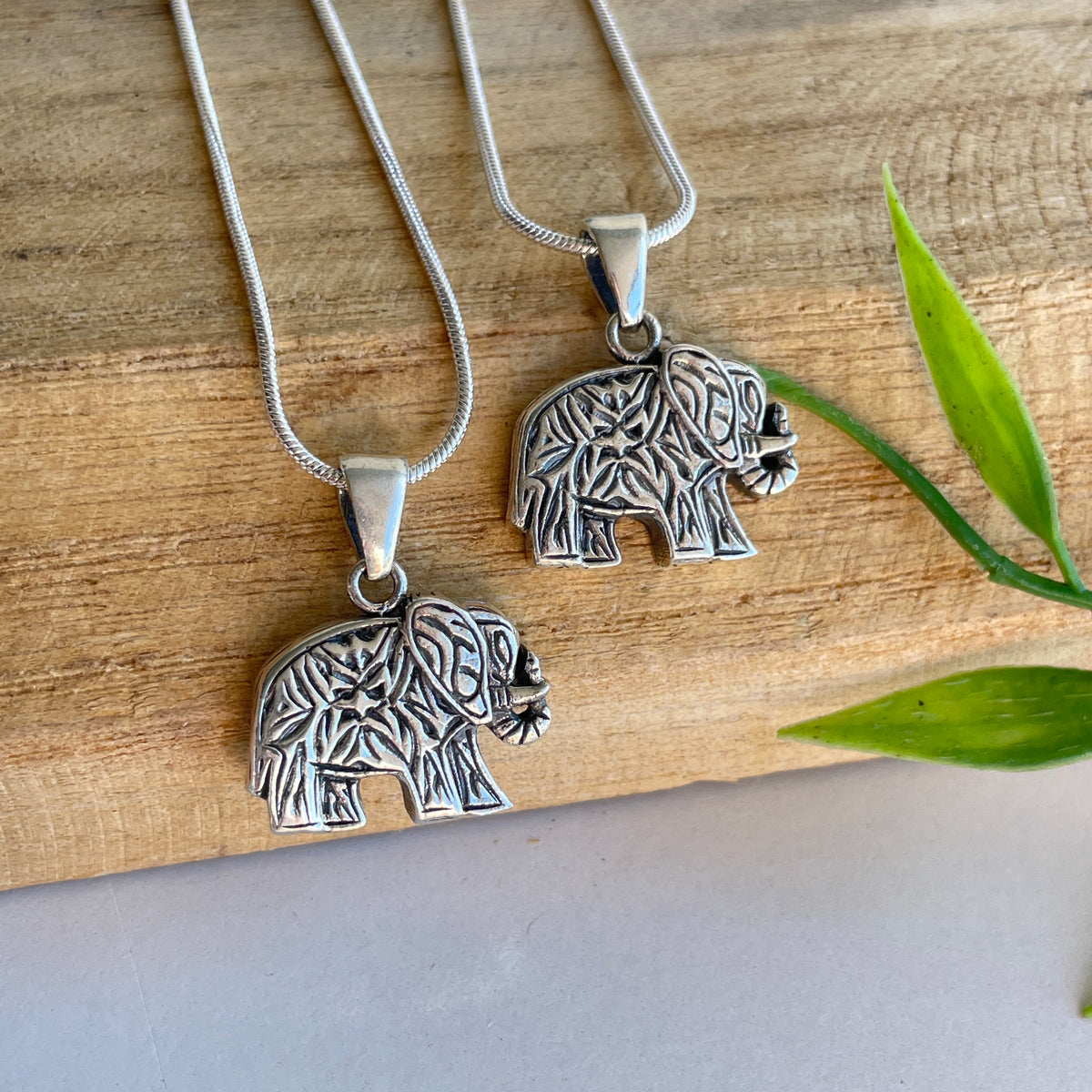 Silver Elephant Pendant
