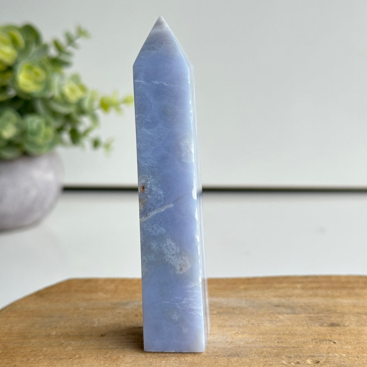 Blue Lace Agate Obelisk 10.4cm