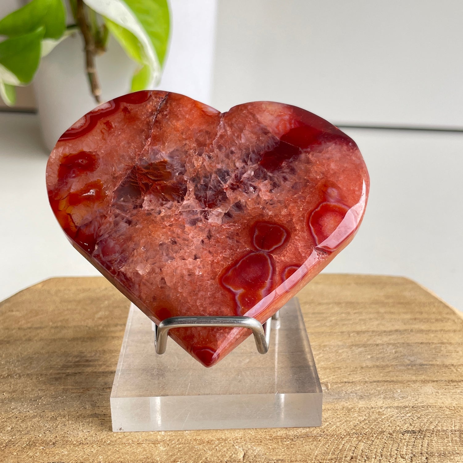 Carnelian Heart 8.2cm