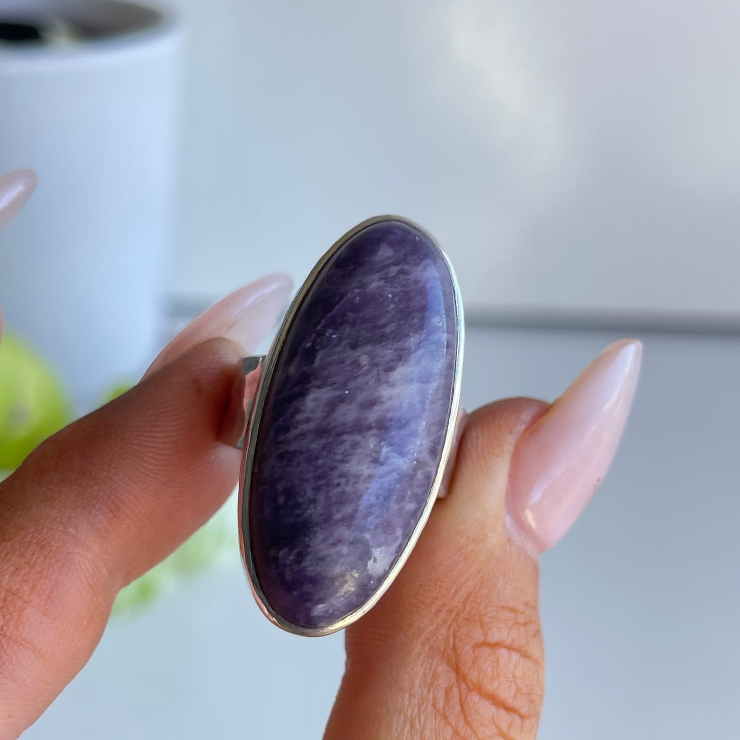 Kammerite Oval Ring Sz8 001