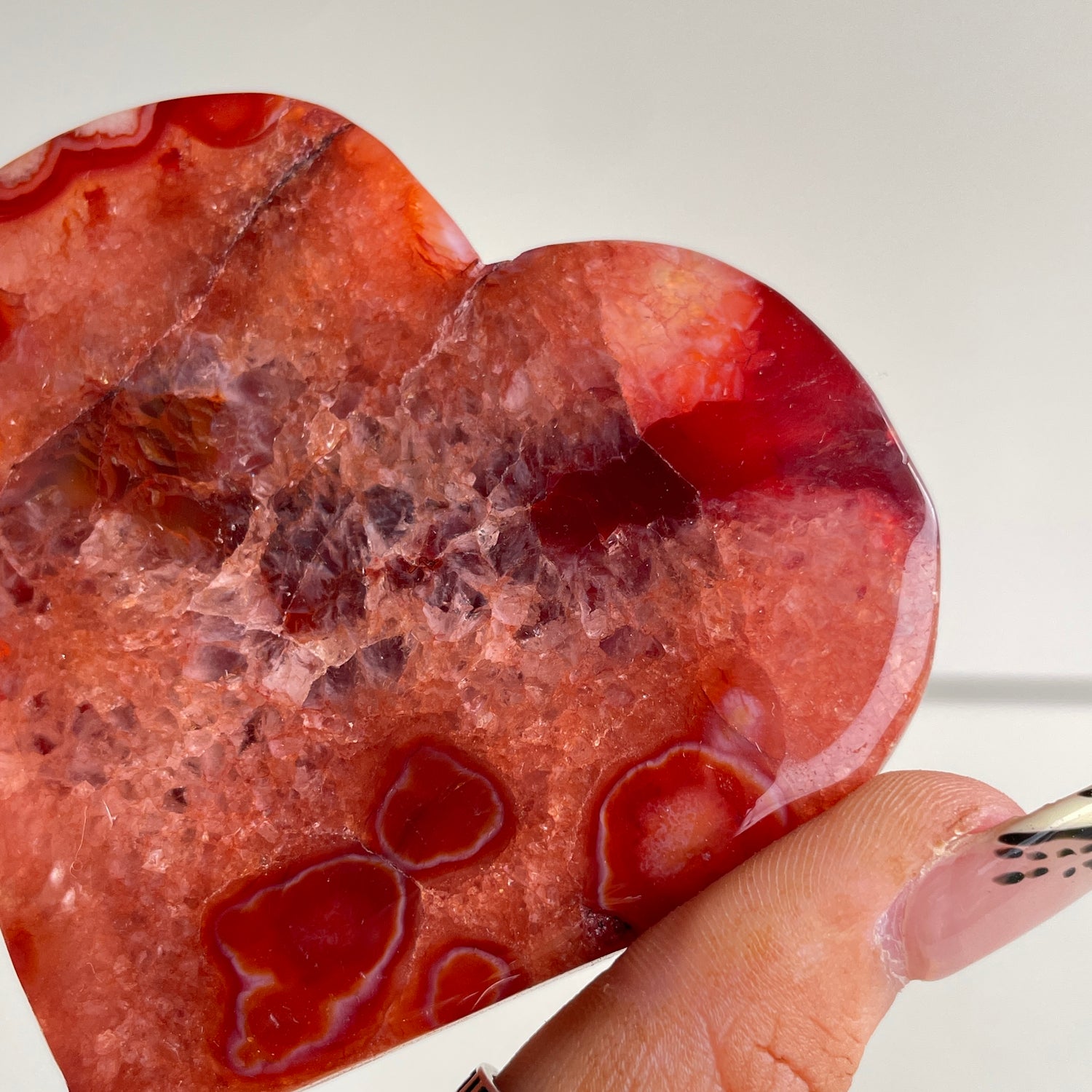 Carnelian Heart 8.2cm