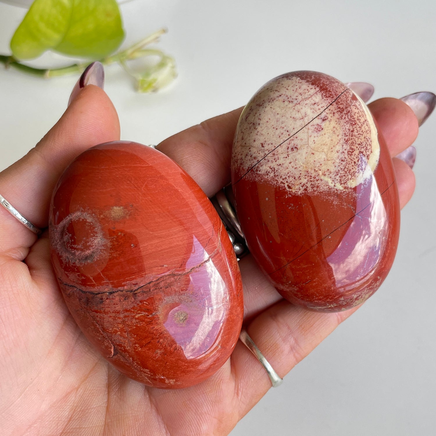 Red Jasper Palmstone Lge