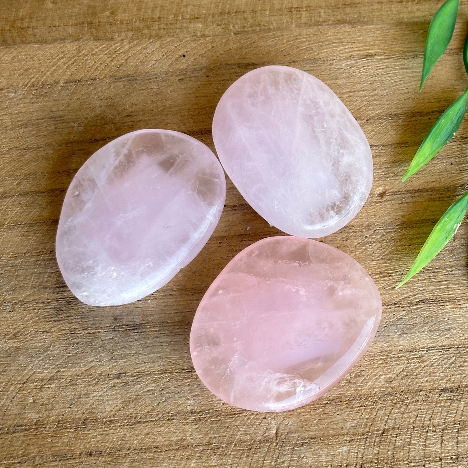 Rose Quartz Flat Stone XL Bra Buddy
