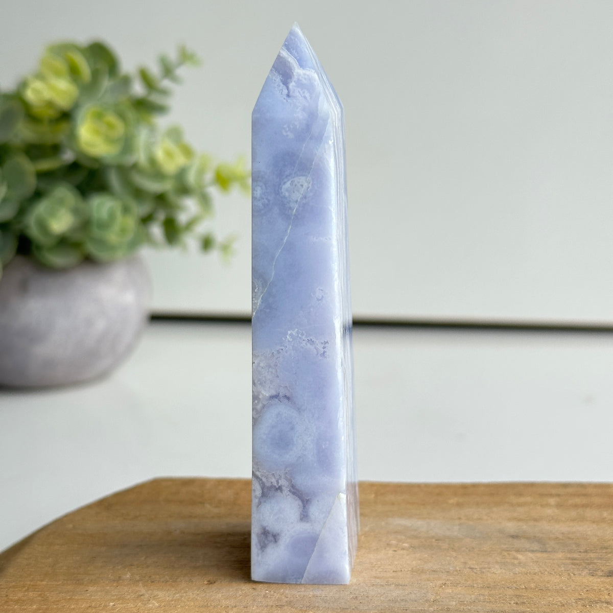 Blue Lace Agate Obelisk 10.8cm
