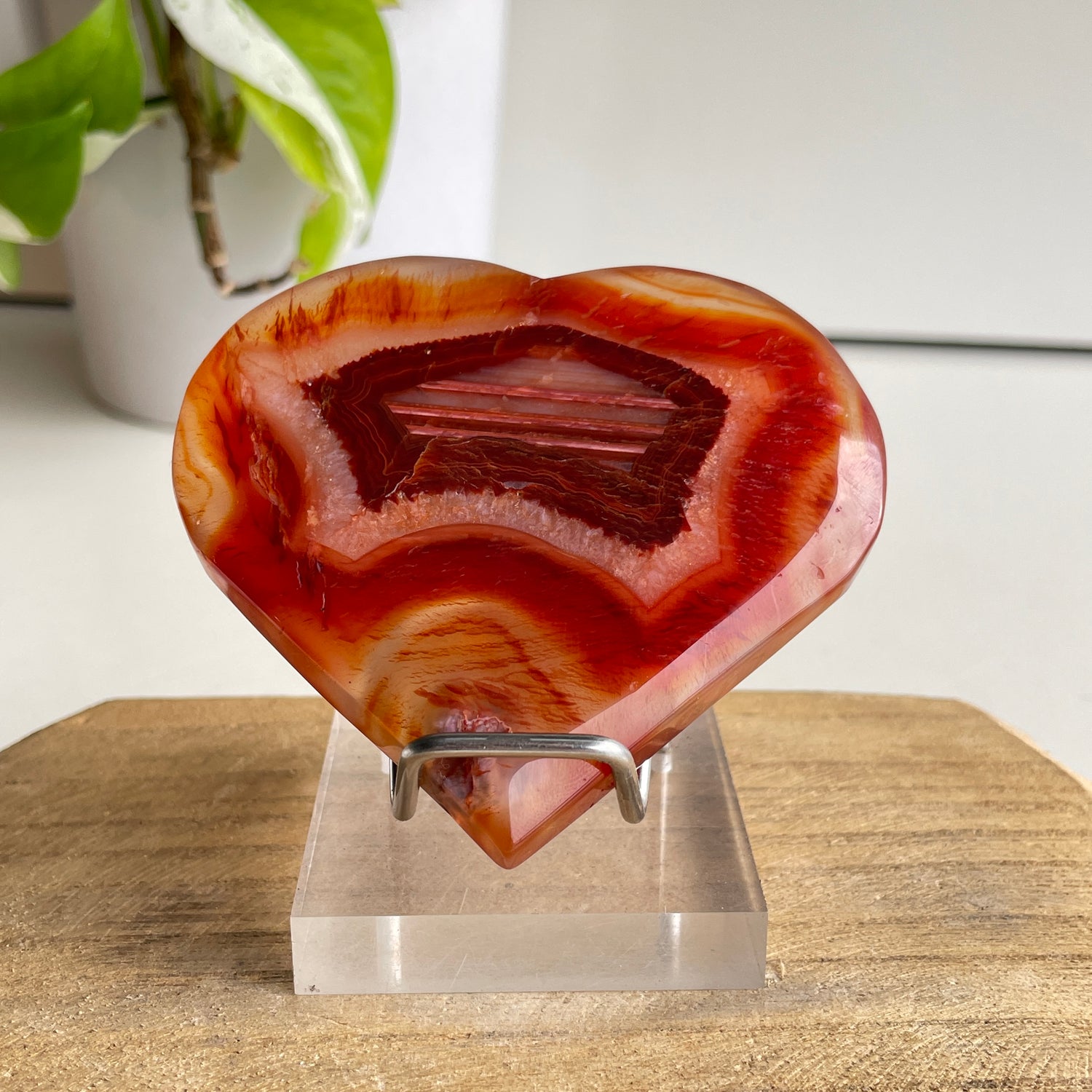 Carnelian Heart 8cm