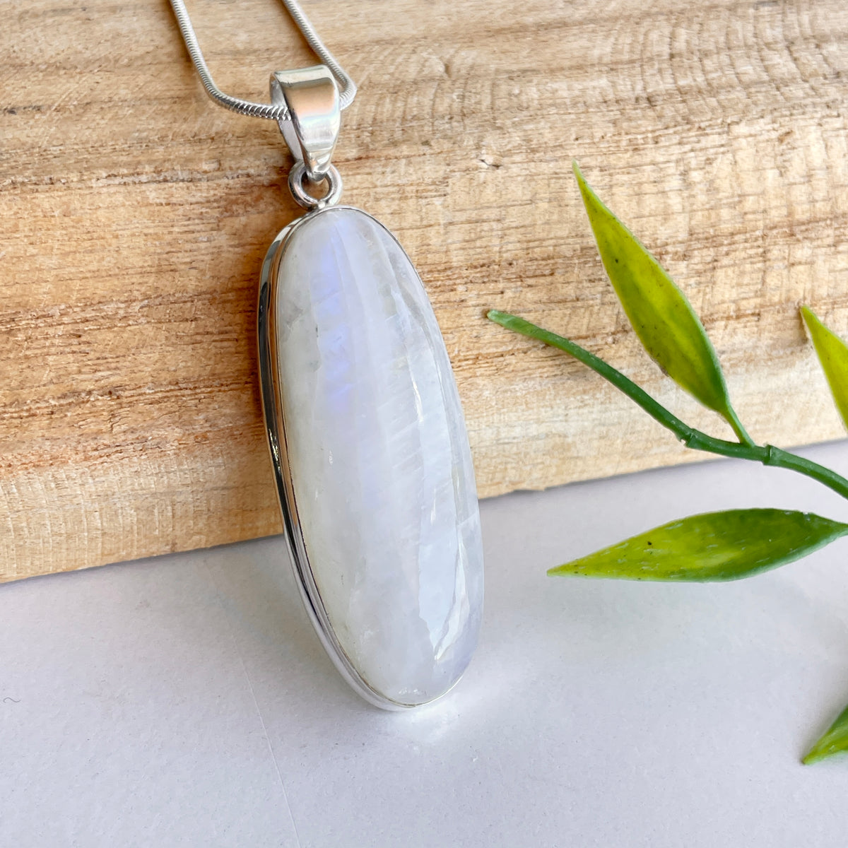 Moonstone Oval Pendant