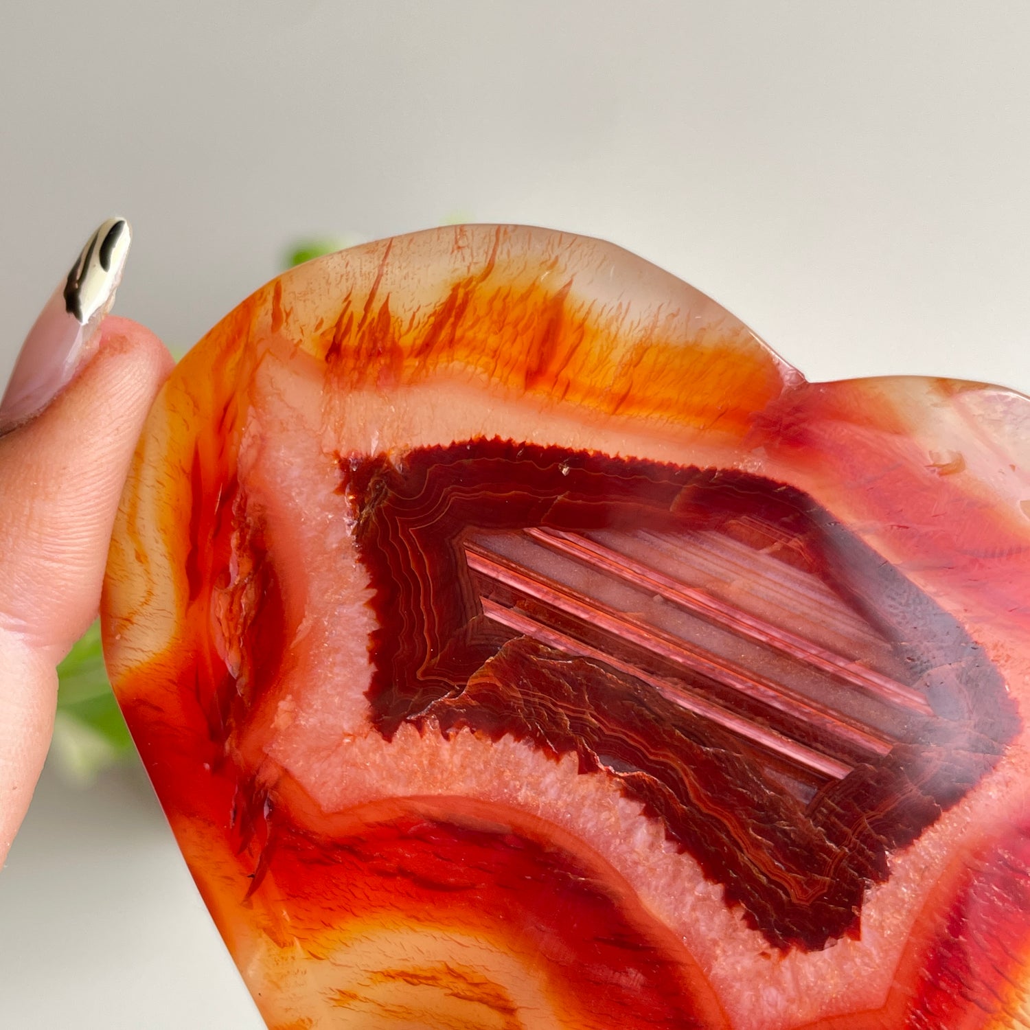 Carnelian Heart 8cm