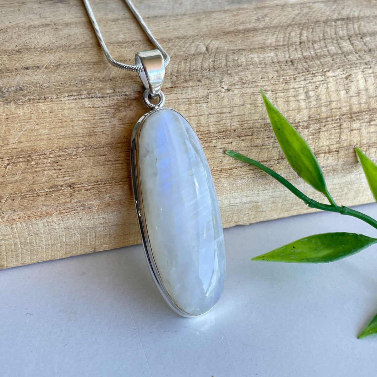 Moonstone Oval Pendant