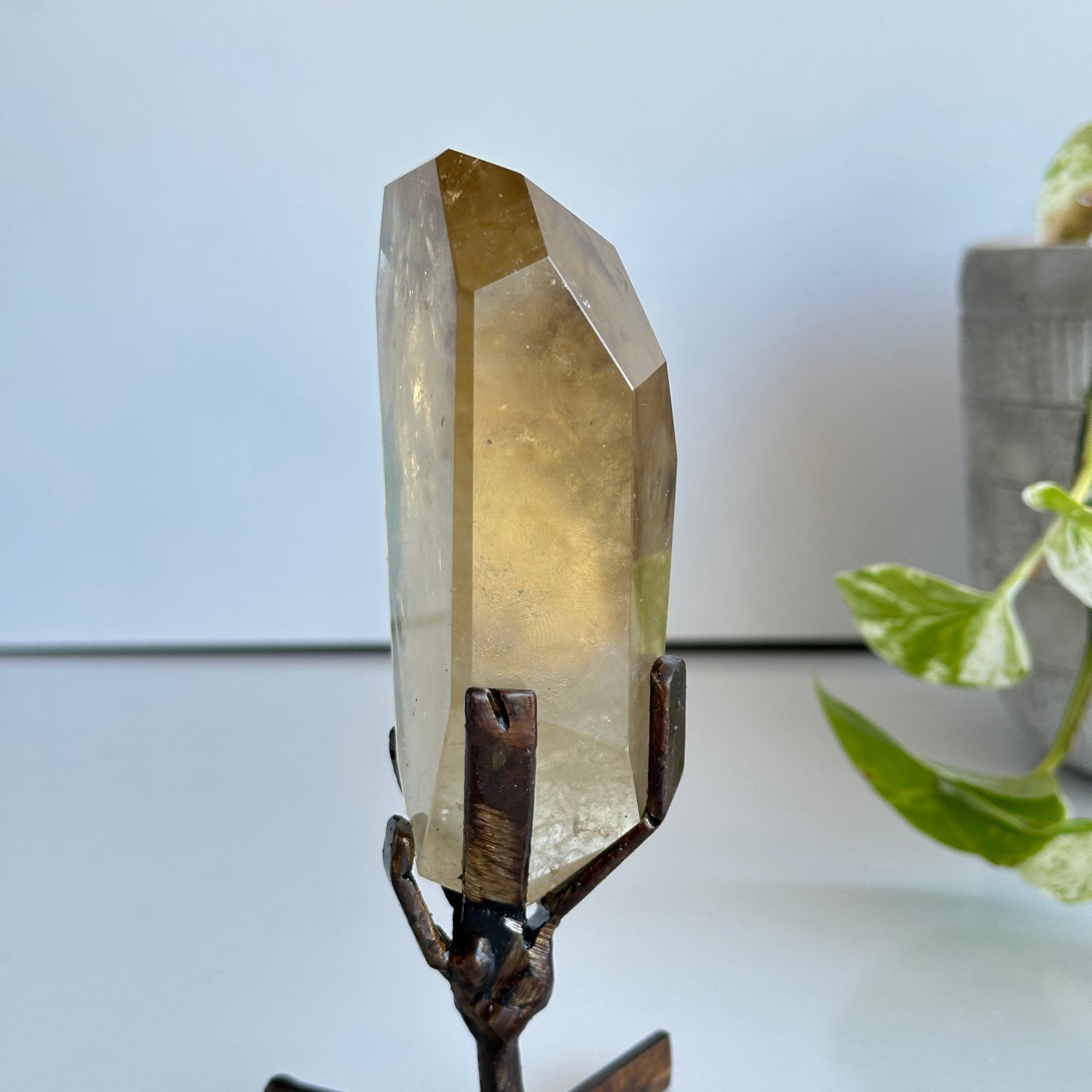 Brazilian Natural Citrine Freeform 10.8cm
