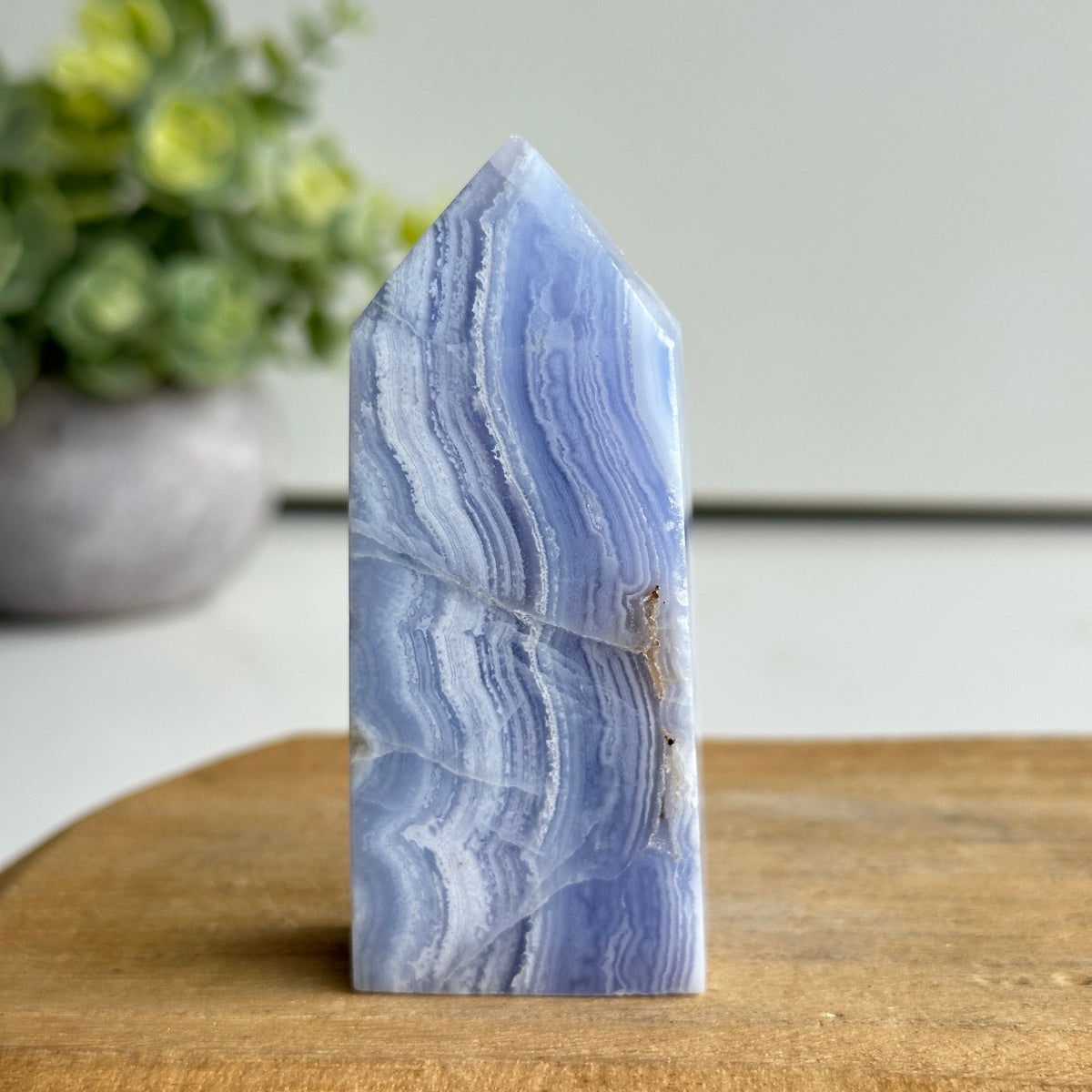 Blue Lace Agate Obelisk 7.8cm