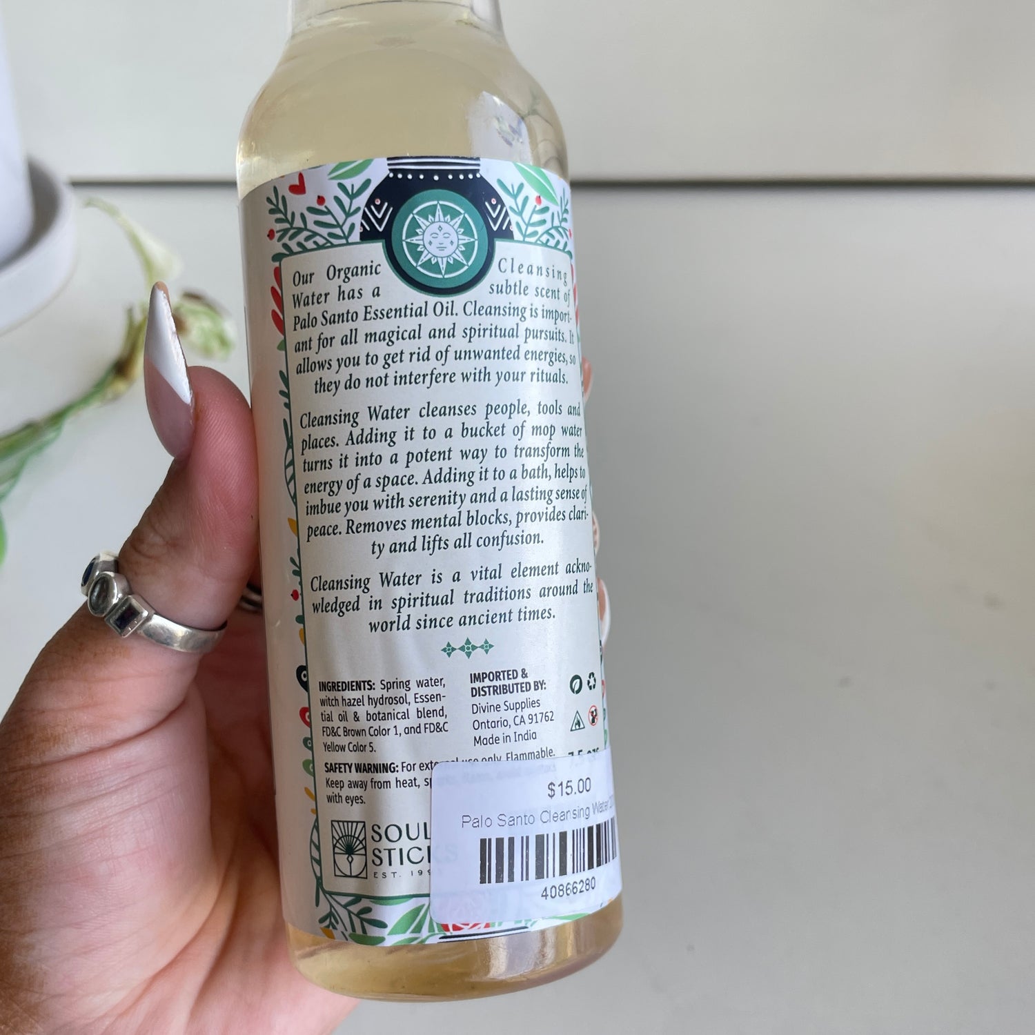 Palo Santo Cleansing Water 200ml