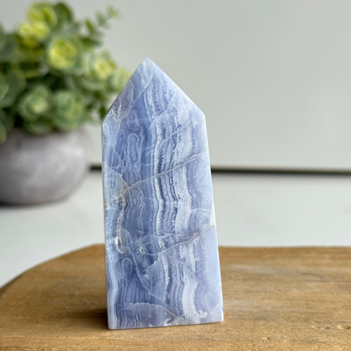 Blue Lace Agate Obelisk 7.8cm