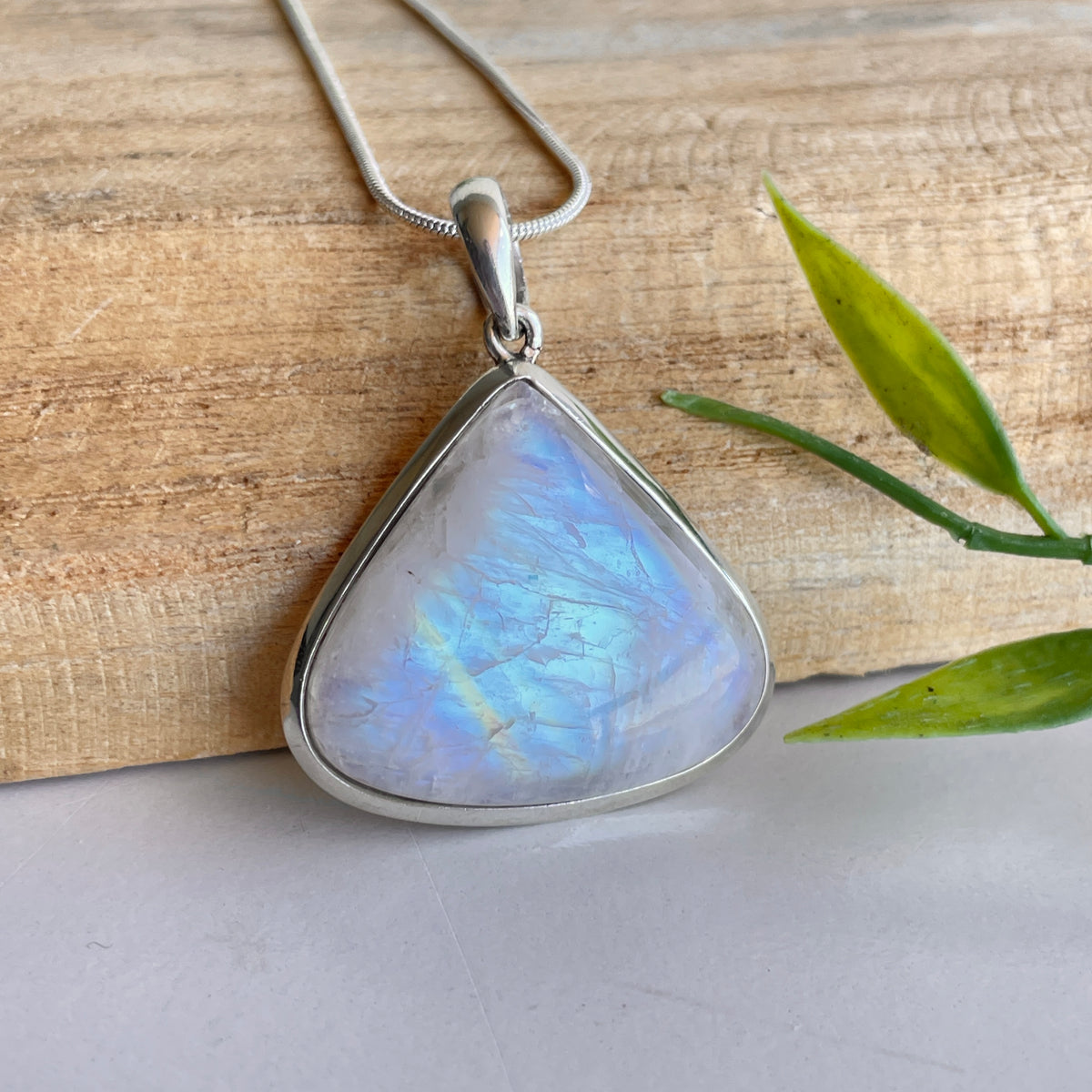 Moonstone Teardrop Pendant