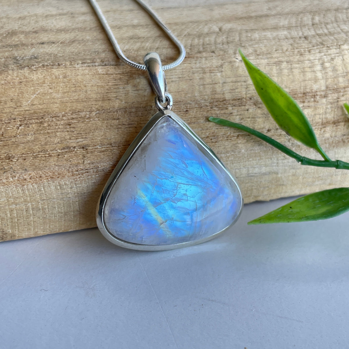 Moonstone Teardrop Pendant