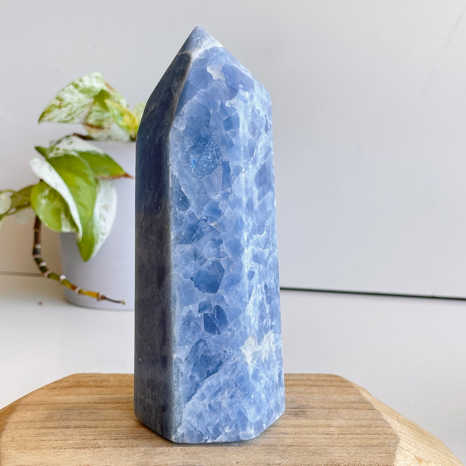 Blue Calcite Generator 15.5cm
