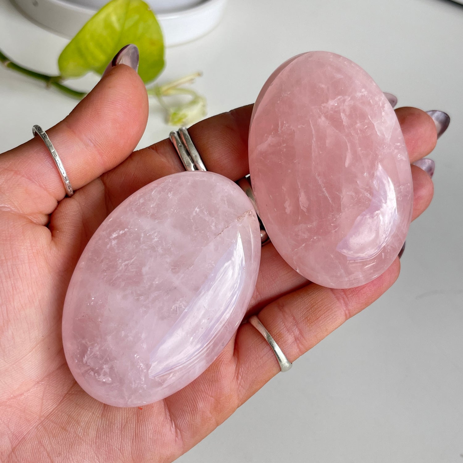 Rose Quartz Palmstone