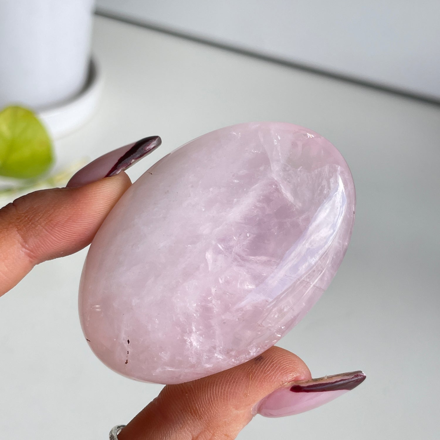 Rose Quartz Palmstone