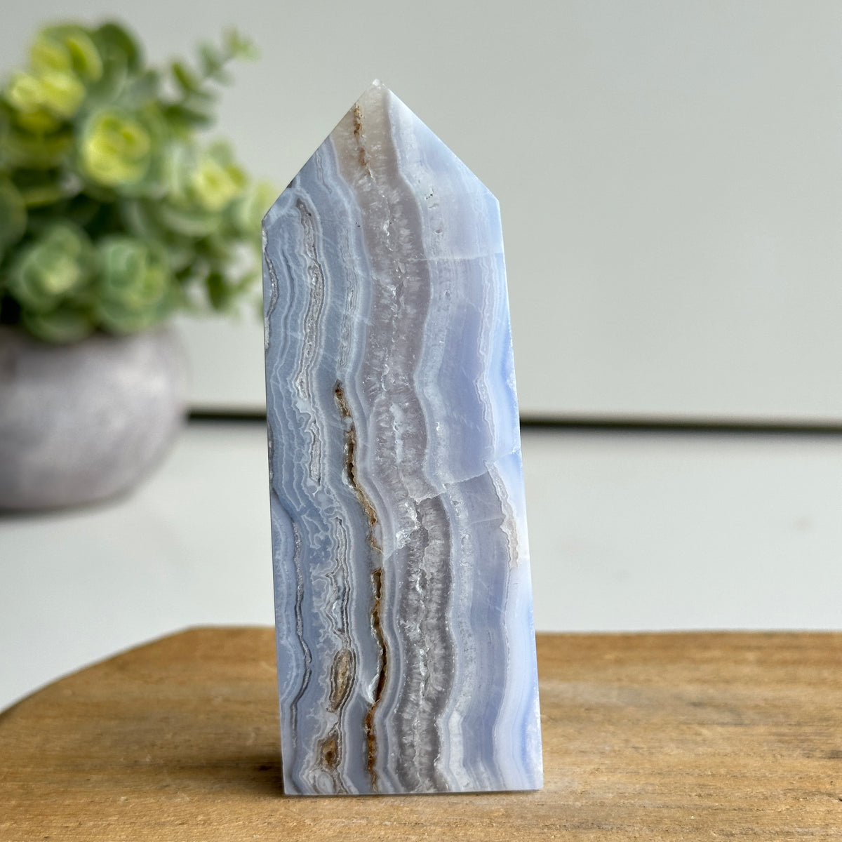 Blue Lace Agate Obelisk 9.2cm