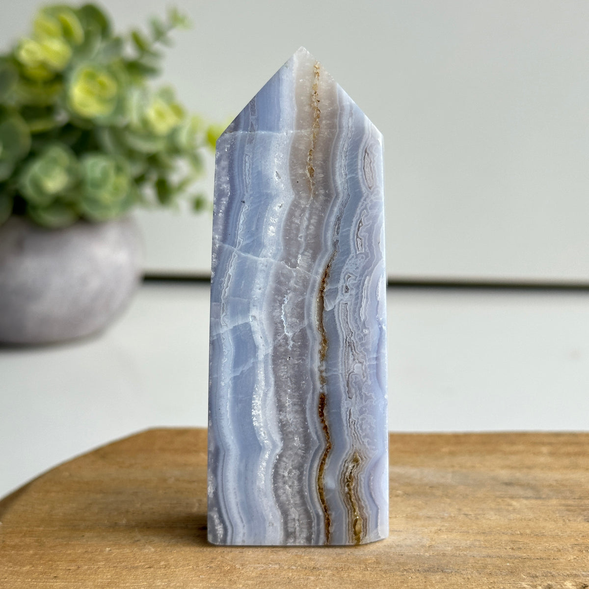 Blue Lace Agate Obelisk 9.2cm