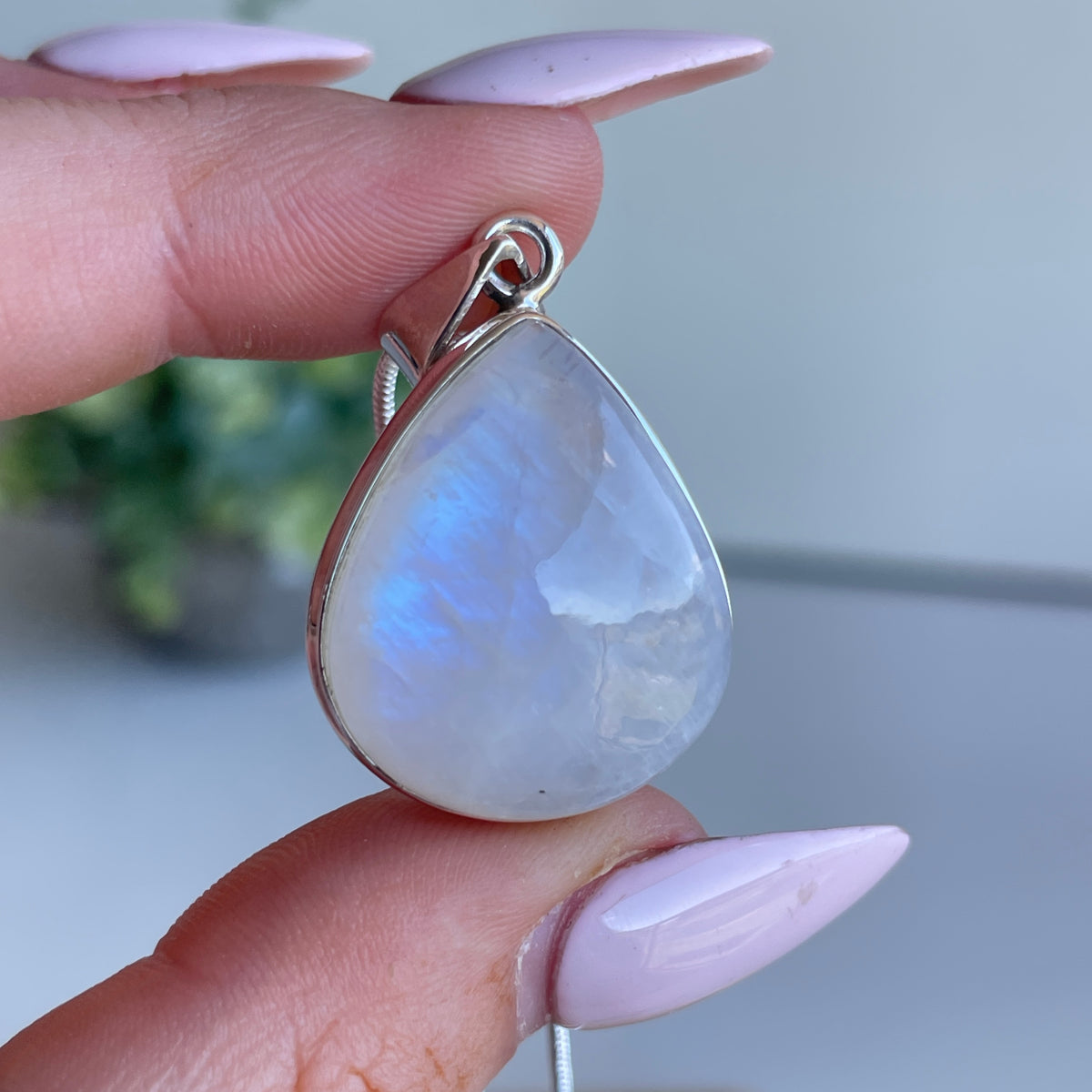 Moonstone Teardrop Pendant
