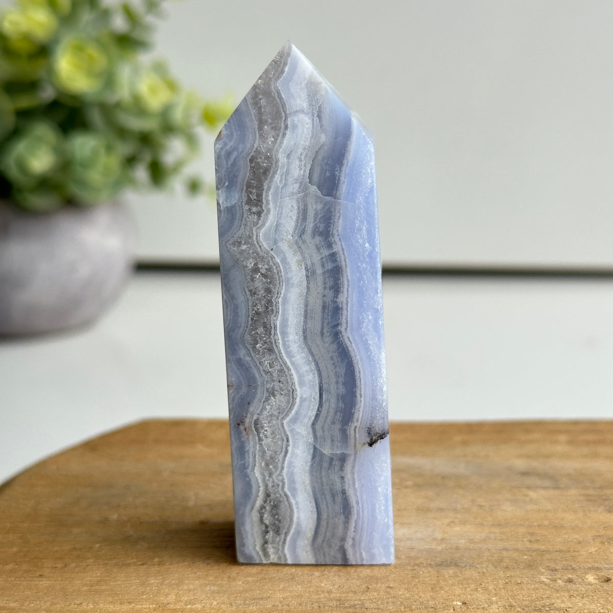 Blue Lace Agate Obelisk 8.5cm