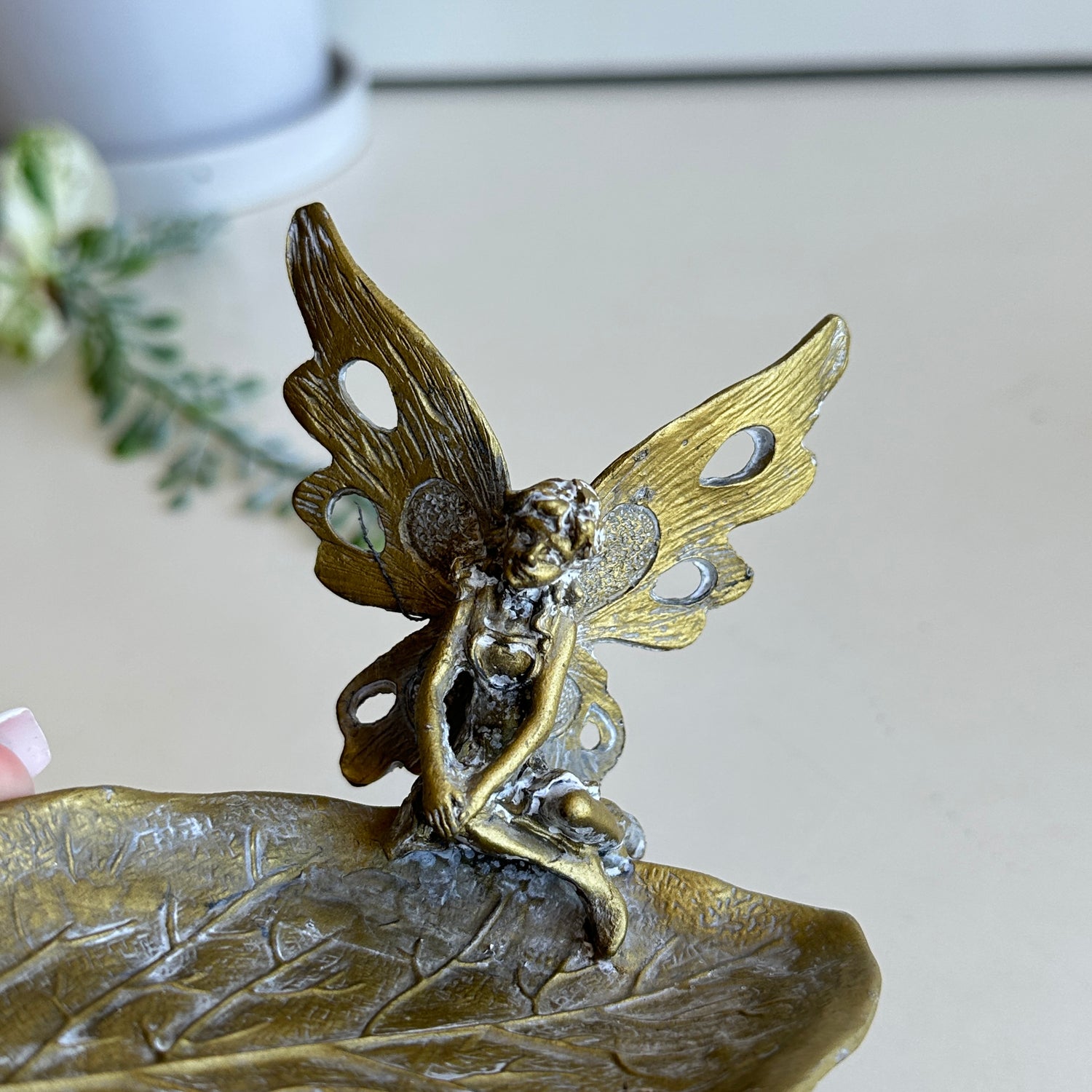 Fairy Trinket Dish Gold QA53896