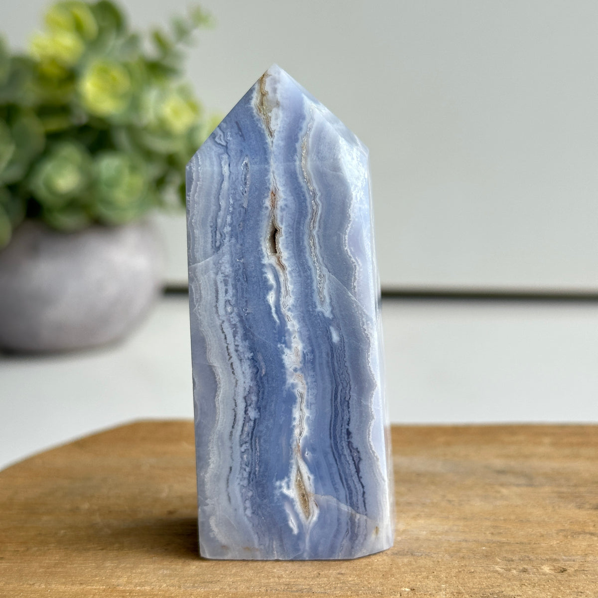 Blue Lace Agate Obelisk 8cm