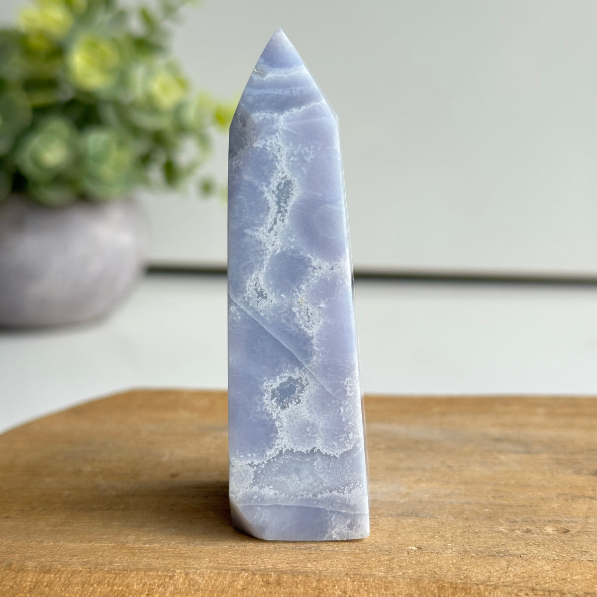 Blue Lace Agate Obelisk 8cm