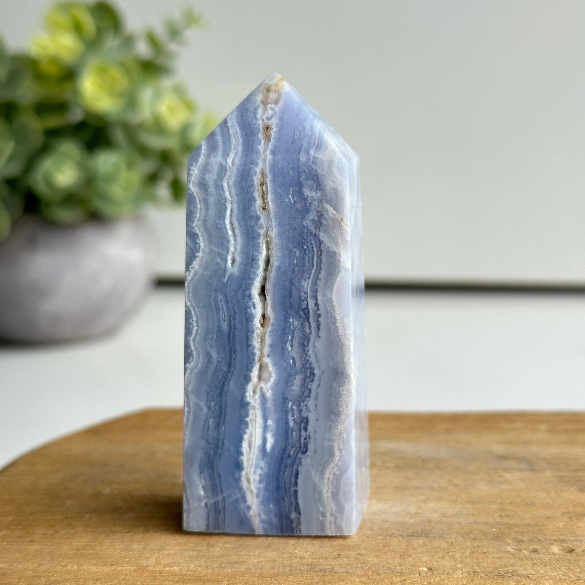 Blue Lace Agate Obelisk 8cm